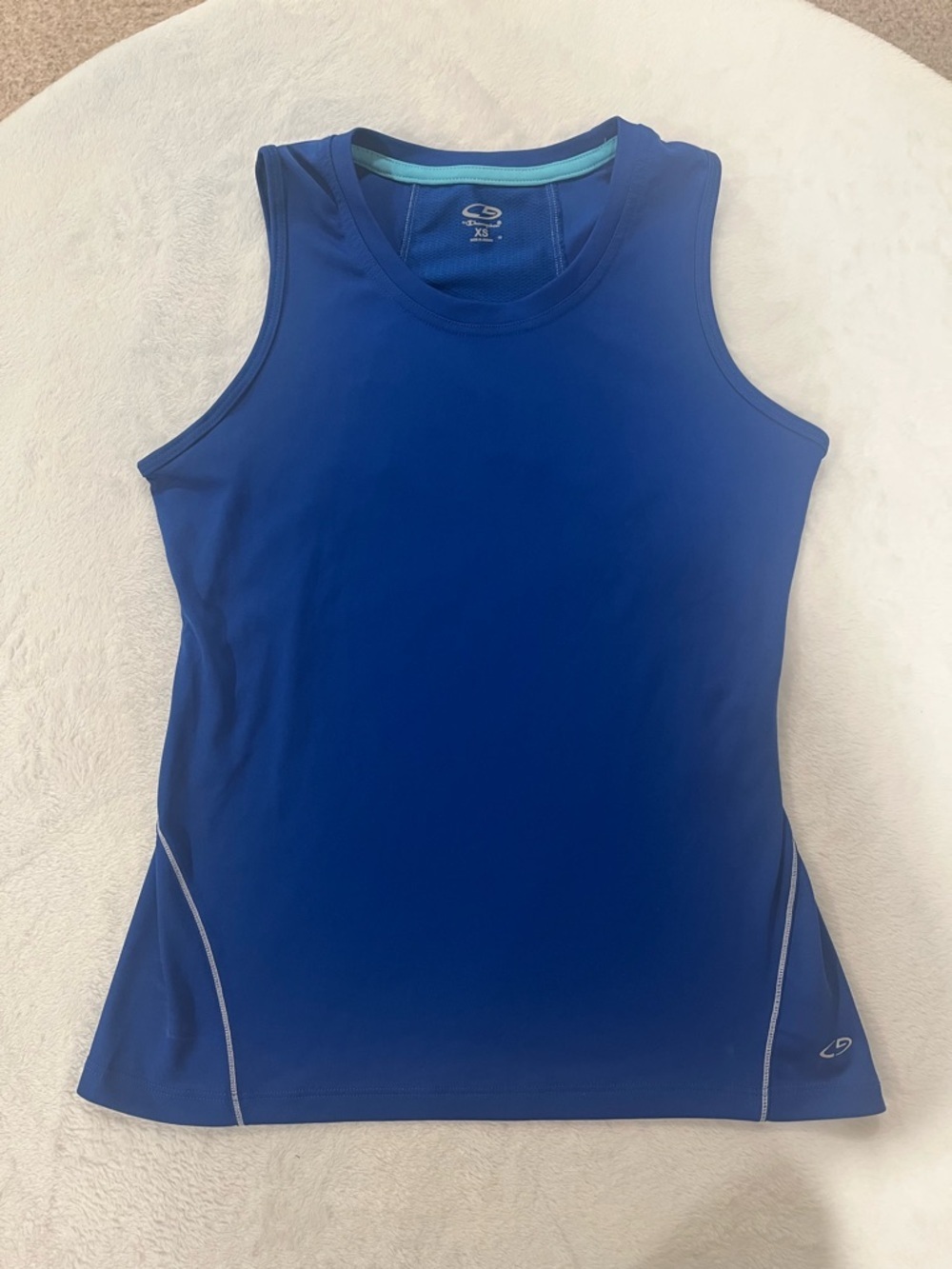 C9 by Champion Blue Active Mesh Racerback Tank Top - XS